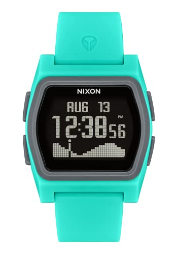 【中古】【未使用・未開封品】NIXON Rival A1236-100m 防水 レディース デジタル サーフウォッチ (38mm 時計面、20mm-19mm Pu/Rubber/シリコンバンド) One Size ターコイズ
