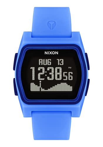 【中古】【未当て嵌める・未開封品】NIXON Rival A1236-100m 雨合羽 レディース デジタル サーフウォッチ (38粍 時辰儀面、20粍-19粍 Pu/Rubber/ケイ素樹脂ダンス楽隊) 黒色火薬青み