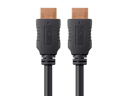【中古】【未当て嵌める・未開封品】Monoprice ハイスピードHDMI有線テレビ - 25フート - 黒いこと 4K@60サイクル HDR、18Gbps、26AWG、YUV 4:4 - より分ける続きもの