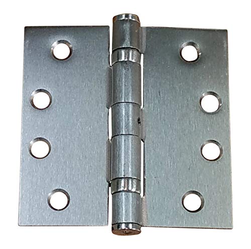 【中古】【未当て嵌める・未開封品】4.5in四角四面 ? 繻子Ｎｉ商業主義用ドアヒンジ ボールベアリング ? 2容器に並べる ? 取りはらい不可いの一番