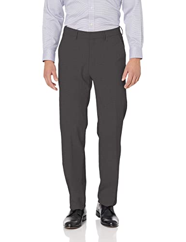 【中古】【未使用・未開封品】[J.M. Haggar] ドレスパンツ Solid Gab 4-Way Stretch Straight Fit Flat Front Dress Pant メンズ 杢チャコール 36W x 30L 26,871円