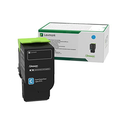 【中古】【未当て嵌める・未開封品】Lexmark 78C10C0 Return Program Cartridge Toner, Standard, Cyan