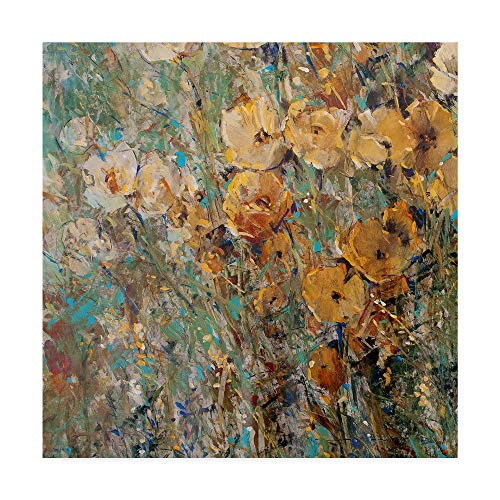 【中古】【未当て嵌める・未開封品】Tim Otoole トレードマークファインアートアンバーポピーフィールドI 35x35-Inch WAG02608-C3535GG