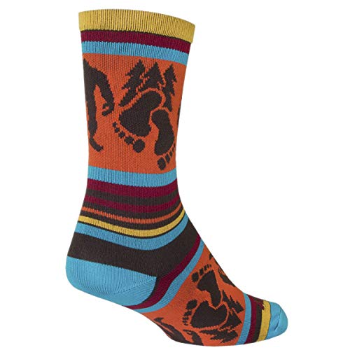 【中古】【未当て嵌める・未開封品】SockGuy Crew 6インチビッグフットサイクリング/駈けっくら靴下 X-Large オレンジ色