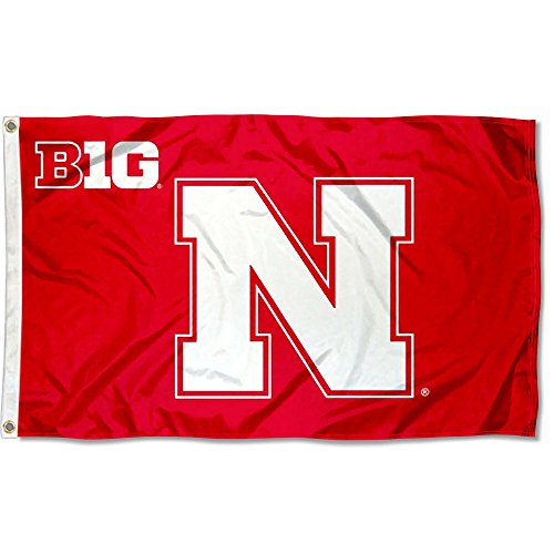 【中古】【未当てはめる・未開封品】College Flags and Banners Co. University of Nebraska Big 10 3x5 Flag