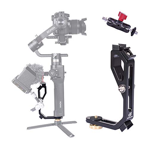 【中古】【未使用・未開封品】DF DIGITALFOTO ユニバーサルLブラケットハンドルジンバルアクセサリー マウントモニター/マイク ビーングリップ付き DJI Ronin S Ronin SC Zhiy|AJIMURA-SHOP