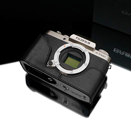 【中古】【未使用・未開封品】Gariz XS-CHXT100BK 本革 ハーフケース Fuji X-T100用 ブラック