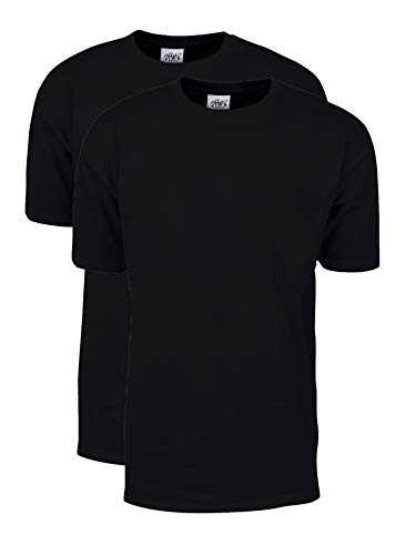 【中古】【未使用・未開封品】Shaka Wear メンズ 2パック マックスヘビーウェイト 7オンス コットン半袖Tシャツ US サイズ: XX-Large カラー: ブラック｜AJIMURA-SHOP