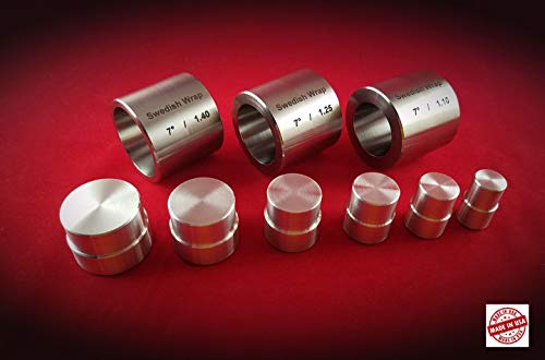 【中古】【未使用・未開封品】Swedish Wrap Die Set (3 pcs.) with Aluminum Plungers (6 Push Rods)
