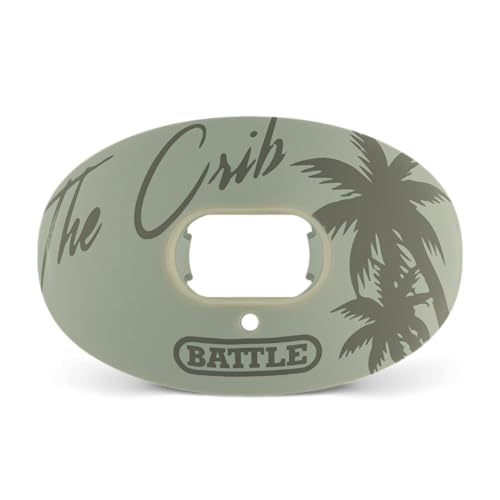 【中古】【未使用・未開封品】(Beige/Pale Green) - Battle The Crib Oxygen Mouthguard