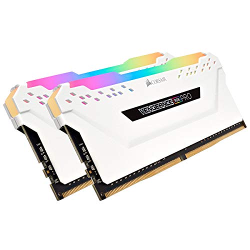 【中古】【未当て嵌める・未開封品】CORSAIR DDR4-3200MHz 事務机とっ始めパソコン用 記憶装置モデュール VENGEANCE RGB PRO 続きもの 白いこと 32GB [16GB×2枚] CMW32GX4M2C3200C16W