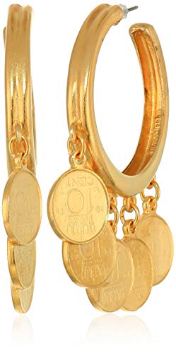 【中古】【未当て嵌める・未開封品】Ben-Amun モロッコ王国鋳貨 24Kゴールドメッキ ヴィンテージイヤリング One Size