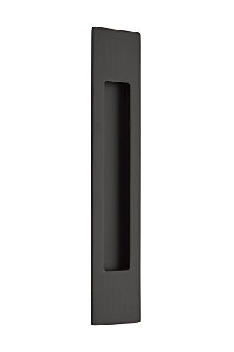 【中古】【未使用・未開封品】Emtek モダン長方形 フラッシュプル 2インチ x 10インチ フラットブラック