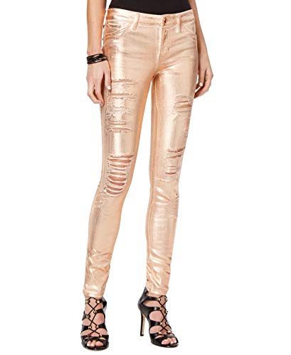 【中古】【未使用・未開封品】Guess, Women's Sexy Curve Metallic Destroyed Jeans, Rose Copper, Size 26 45,254円