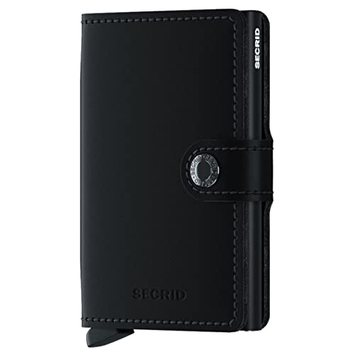 【中古】【未当て嵌める・未開封品】SECRID M/MINI MATTE ミニウォレット (Black)