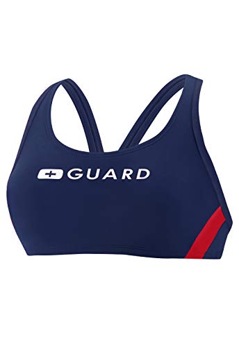 【中古】【未使用・未開封品】Speedo レディース ガードスポーツブラ 水着トップ X-Small ブルー