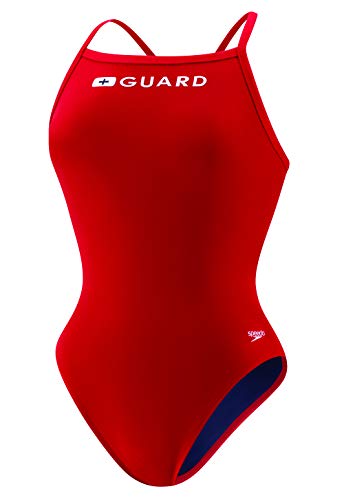 【中古】【未当て嵌める・未開封品】Speedo Guard Flyback - Endurance Lite, US Red, 36