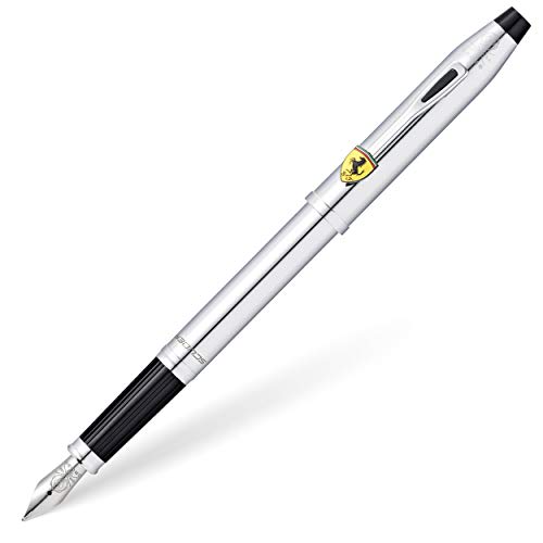 【中古】【未当て嵌める・未開封品】差し交わす 筆 M 中字 世紀2 四分子 スクーデリア フェラーリ FR0086-121MS ポリッシュトクローム 両用式 置き目インポート品