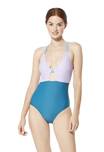 【中古】【未使用・未開封品】Speedo ストラッピーアイランドワンピースビキニ X-Small ブルー