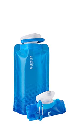 【中古】【未使用・未開封品】Vapur Shades .5l Collapsible Water Bottle???シアンブルー???2パック