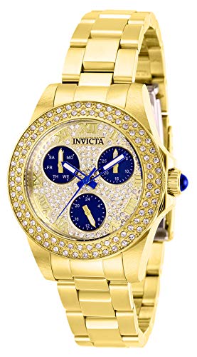 【中古】【未当て嵌める・未開封品】[亭主もち用ウオッチ]Invicta 28478 Angel Women\u0027s Wrist Watch stainless steel Quartz Gold Dial[並行輸入品]