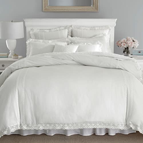 【中古】【未使用・未開封品】Laura Ashley Home | Annabellaコレクション | 高級ウルトラソフト掛け布団 オールシーズンプレミアム寝具3点セット スタイリッシュで繊細なデザ