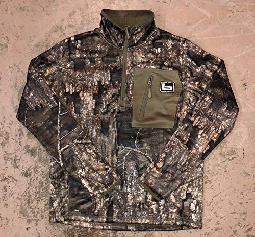 【中古】【未使用・未開封品】1/4 ジップミッドレイヤーフリースプルオーバー。 X-Large マルチカラー