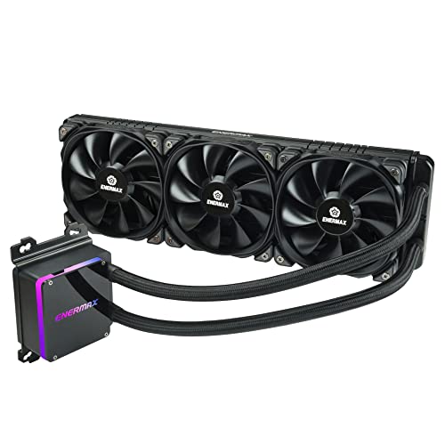 【中古】【未当て嵌める・未開封品】Enermax Liqtech TR4 II 360 アドレッサブル RGB AIO 中央処理装置 流動体冷房装置 - 360粍 放射体 トリプル 120粍 PWM気違い 最大限度2300RPM - AMD Thre