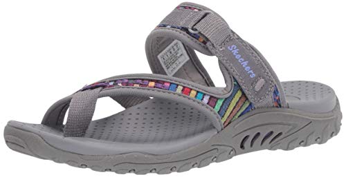 【中古】【未使用・未開封品】Skechers レディース Reggae-Mad スワッグトウ ソング ウーブンサンダル, グレー, 11 28,305円