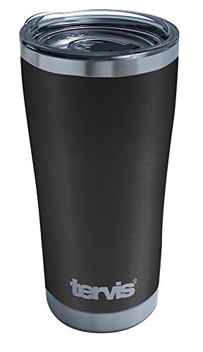 【中古】【未使用・未開封品】Tervis パウダーコーティング ステンレススチール 断熱タンブラー 20オンス オニキスシャドウ