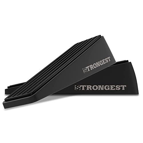 【中古】【未使用・未開封品】Strongest Door Stopper, Heavy Duty Door Stop Wedge Made of Premium Quality Zinc and Rubber Suits Any Door,Any Floor. Set of 2 Plus Bonu|AJIMURA-SHOP
