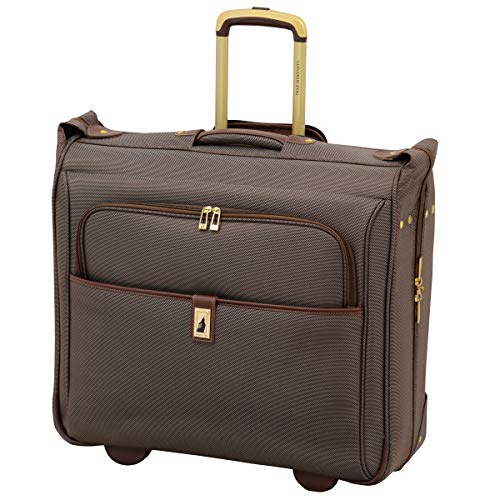 【中古】【未使用・未開封品】London Fog Kensington II 44インチ 車輪付きガーメントバッグ, Kensington Ii ソフトサイド キャスター付きガーメントバッグ, ブロンズ, 44-Inc