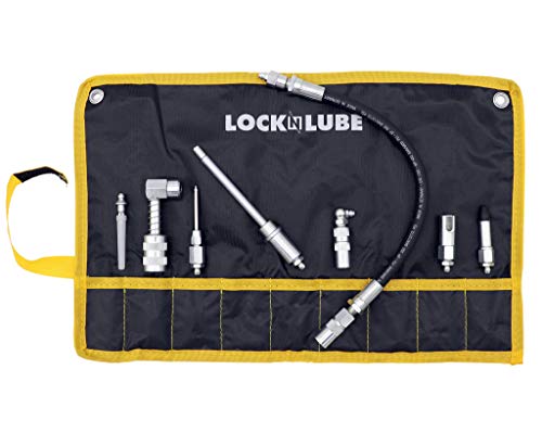 【中古】【未使用・未開封品】LockNLube 8ピース クイックコネクトグリースアクセサリーキット。完全なグリースフィッティング接続キット。どんな機械でもグリースフィッティ|AJIMURA-SHOP