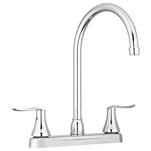 【中古】【未使用・未開封品】Dura Faucet Jスパウト キッチン蛇口 Elegant Wing Levers シルバー DF-PK330HLH-CP