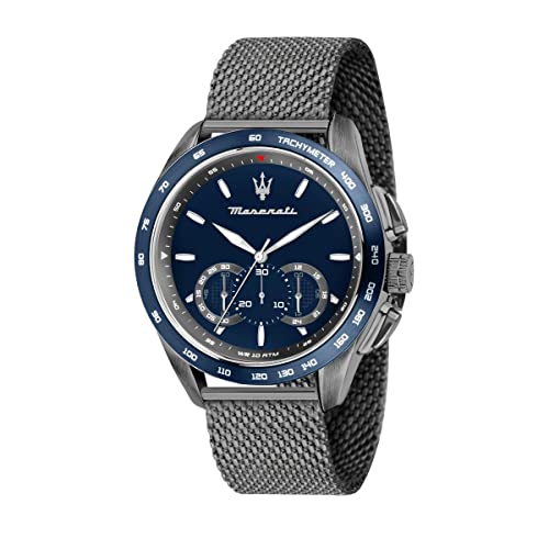 【中古】【未当て嵌める・未開封品】Maserati Men\u0027s Traguardo R8873612009 Grey Stainless-Steel Quartz Dress Watch