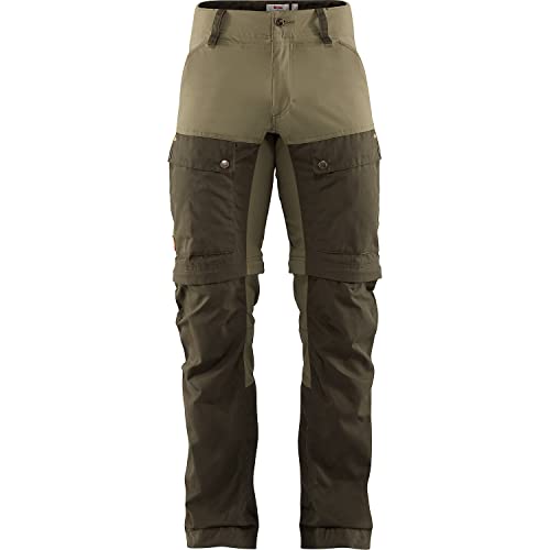 【中古】【未当て嵌める・未開封品】Fjallraven - メンズ ケブゲートルパンツ、ディープフォレスト/ローレルグリーン、50