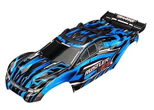 【中古】【未使用・未開封品】Traxxas TRA6718X ボディ、ラスターラー 4X4、ブルー