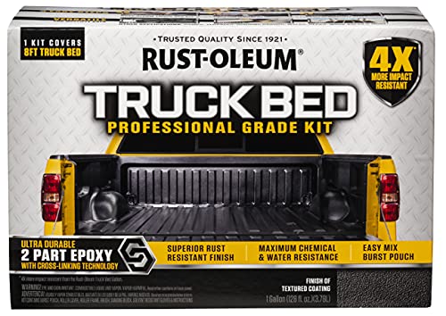 【中古】【未当て嵌める・未開封品】Rust-Oleum 323529 職業的品位 貨物自動車荷台ラインドライヴ一揃いの道具 黒いこと