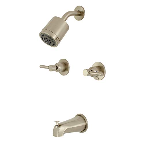 【中古】【未当て嵌める・未開封品】Kingston Brass KBX8141DL コンコードタブ/シャワー水道の栓 手持ち部分2個付き添い人 光輝Cr KBX8148DL 1
