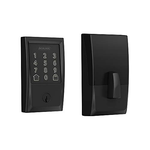 【中古】【未使用・未開封品】Schlage Encode スマートWi-Fiデッドボルト センチュリートリム マットブラック