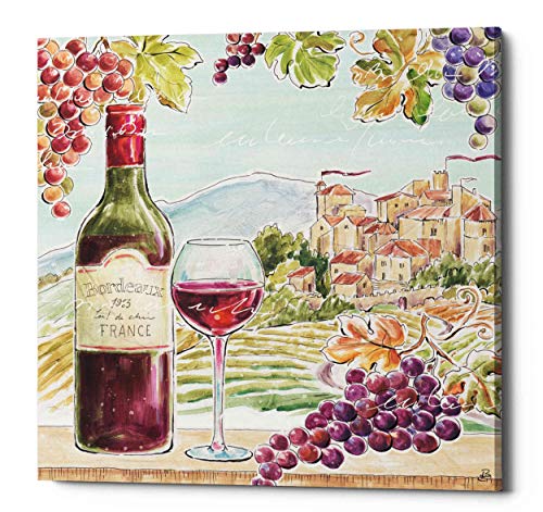 【中古】【未使用・未開封品】Epic Graffiti Wine Country III キャンバスウォールアート 66.04cm x 66.04cm、マルチ