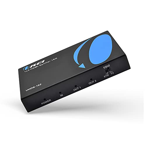 【中古】【未当て嵌める・未開封品】Orei 60サイクル@ Ultrahd 4K 1 X 2 HDMIスプリッタ1 2で4：4：4 8ビット - HDMI 2.0、HDCP 2.2、18 Gbpsの