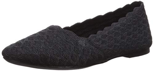 【中古】【未使用・未開封品】Skechers レディース クレオハニカム バレエフラット, ブラック, 11｜AJIMURA-SHOP