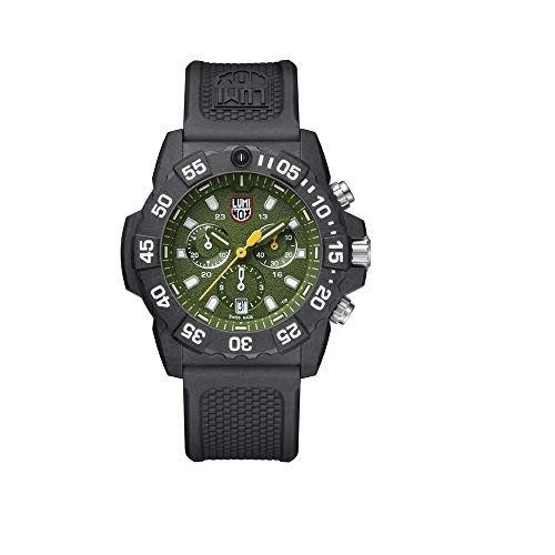 【中古】【未使用・未開封品】Luminox ネイビーシール 3580シリーズ グリーンダイヤル シリコンストラップ メンズウォッチ XS3597F｜AJIMURA-SHOP 99,777円