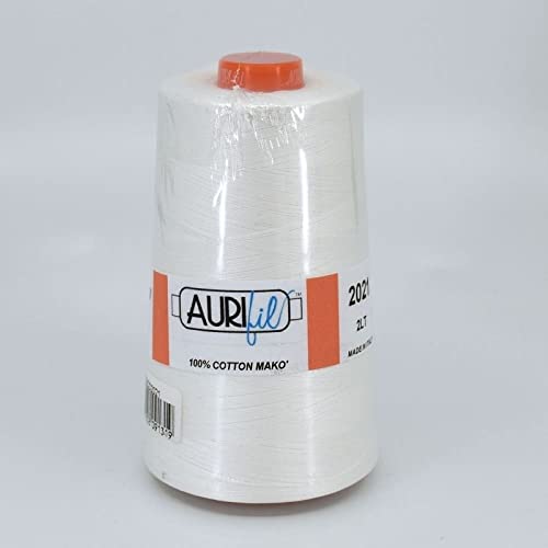 【中古】【未使用・未開封品】Aurifil 2021 50ワット 100%コットン糸、6452ヤードコーンナチュラルホワイト(4667)