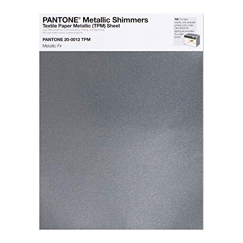 【中古】【未当て嵌める・未開封品】Pantone メタリックシマー TPM 8.5 x 11in 腰掛け 20-0012 メタリックファー