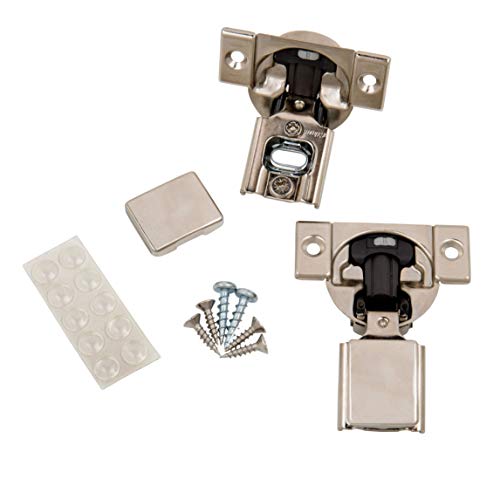 【中古】【未使用・未開封品】Blum (10個パック) 3/4インチ オーバーレイ ソフトクローズヒンジ 38N355B.12 105° ブルーモーション ネジ、カバーキャップ、ProCabinetバンパ