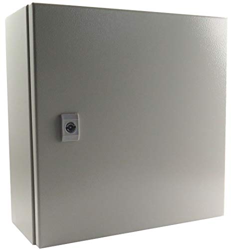 【中古】【未使用・未開封品】Yuco YC-16X12X6-IP65-FE エンクロージャー 完全密閉 (グランドプレートなし) Nema タイプ4 IP65 シングルドアヒンジカバー 壁取り付け バックプ