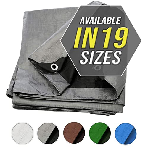 【中古】【未当て嵌める・未開封品】Trademark Suplies タープカバー 24X36 しろがね色/黒いこと 高耐久 朦々たる原料品 雨合羽 ターポリン キャノピー 円蓋 猪牙 RV スウィミングプール押しかぶせるに至適