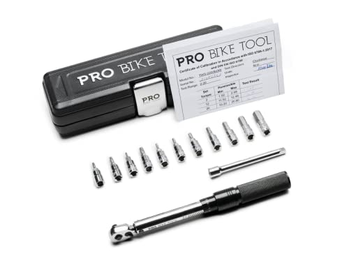 【中古】【未当てはめる・未開封品】PRO BIKE TOOL(プロバイクツール) 1/4in ドライブクリックトルクレンチセット ? 2~20Nm ? 読み込む\u0026マウンテンバイク用の銀輪検査と修理